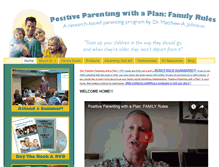 Tablet Screenshot of family-rules.com